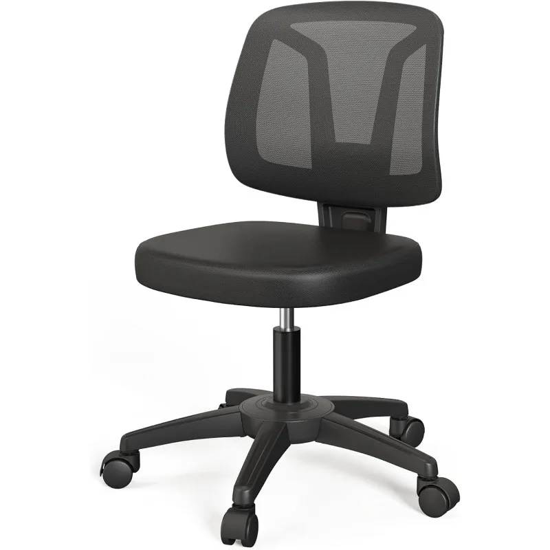 Armless Swivel Mesh Computer Office Desk Chair Height Adjustable with Lumber Support for Small Spaces
Armless Swivel Mesh Computer Office Desk Chair Height Adjustable with Lumber Support for Small Spaces