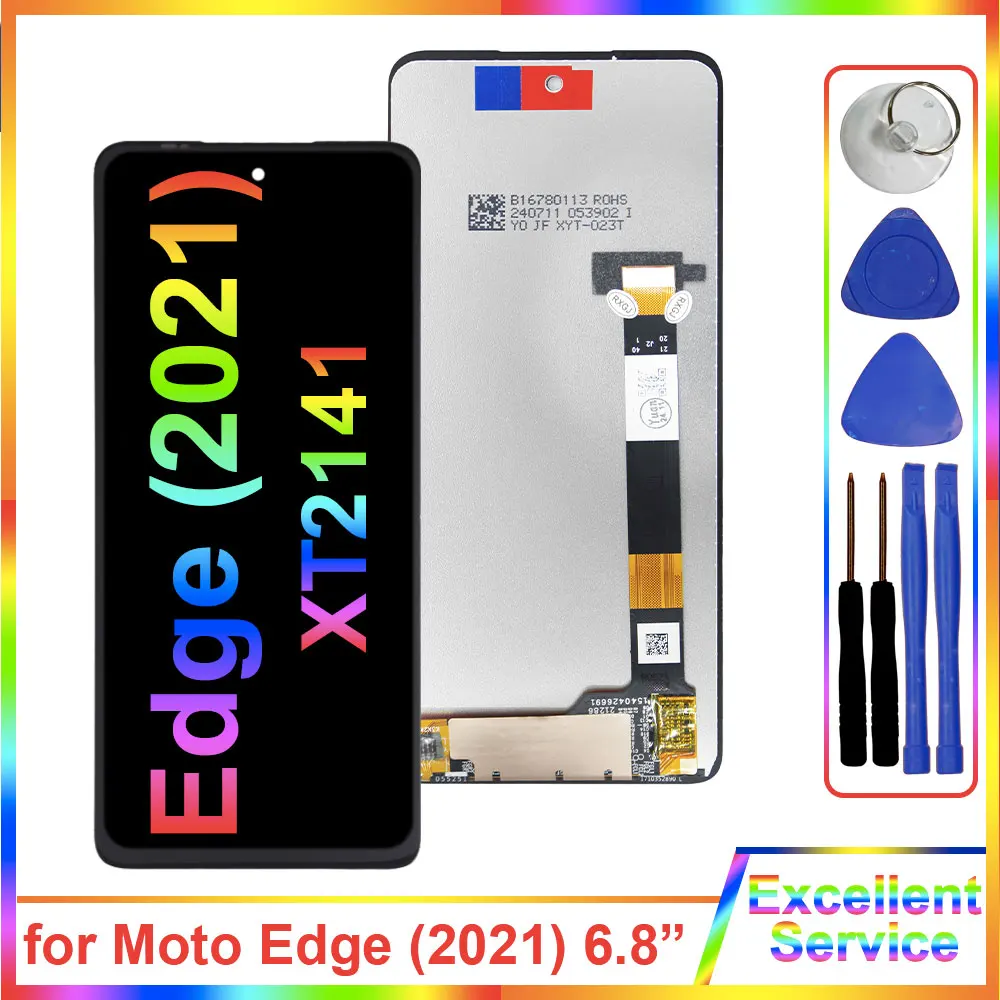 New LCD for Motorola Moto Edge 5G 2021 XT2141 LCD Display Touch Screen Digitizer for Moto Edge 5G 2021 XT2141 LCD Replacement
New LCD for Motorola Moto Edge 5G 2021 XT2141 LCD Display Touch Screen Digitizer for Moto Edge 5G 2021 XT2141 LCD Replacement