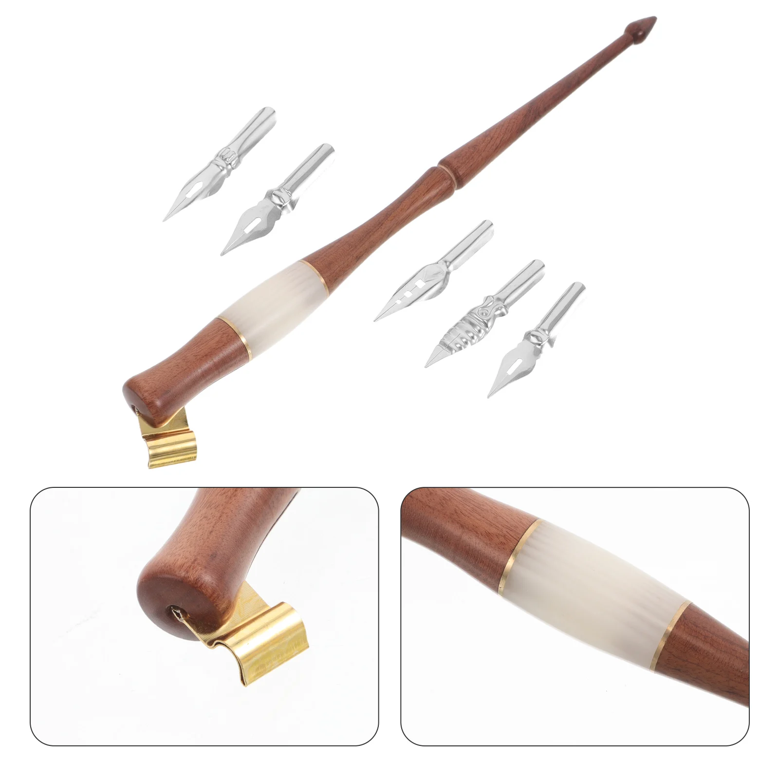 Retro Solid Wood Calligraphy Elegant Design Comfortable Grip Precision Ink Control Versatile Use Smooth Lines Wooden Calligraphy
Retro Solid Wood Calligraphy Elegant Design Comfortable Grip Precision Ink Control Versatile Use Smooth Lines Wooden Calligraphy