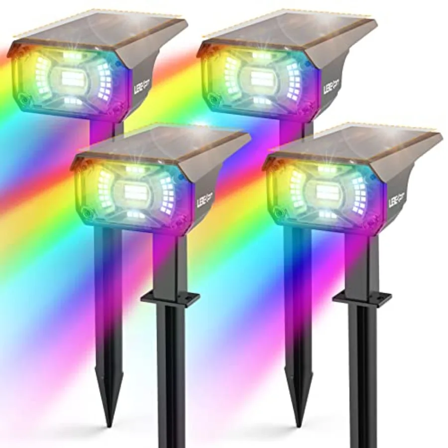 Color Solar Light Outdoor Waterproof Spotlights with 9 Light Modes Color Changing Solar Outdoor Light for Halloween Decorations
Color Solar Light Outdoor Waterproof Spotlights with 9 Light Modes Color Changing Solar Outdoor Light for Halloween Decorations