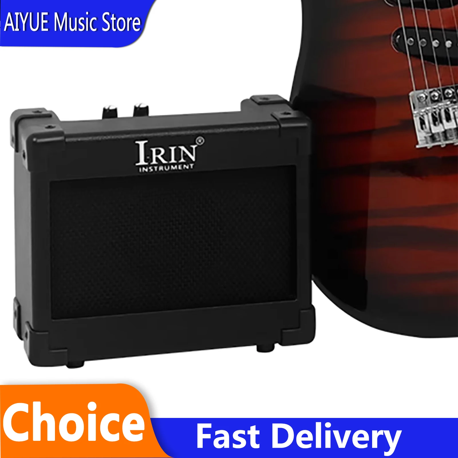 IRIN Guitar Amplifier Mini Electric Guitar Bass Amp Speaker Portable Audio Two Power Supply Options Music Instruments Parts
IRIN Guitar Amplifier Mini Electric Guitar Bass Amp Speaker Portable Audio Two Power Supply Options Music Instruments Parts