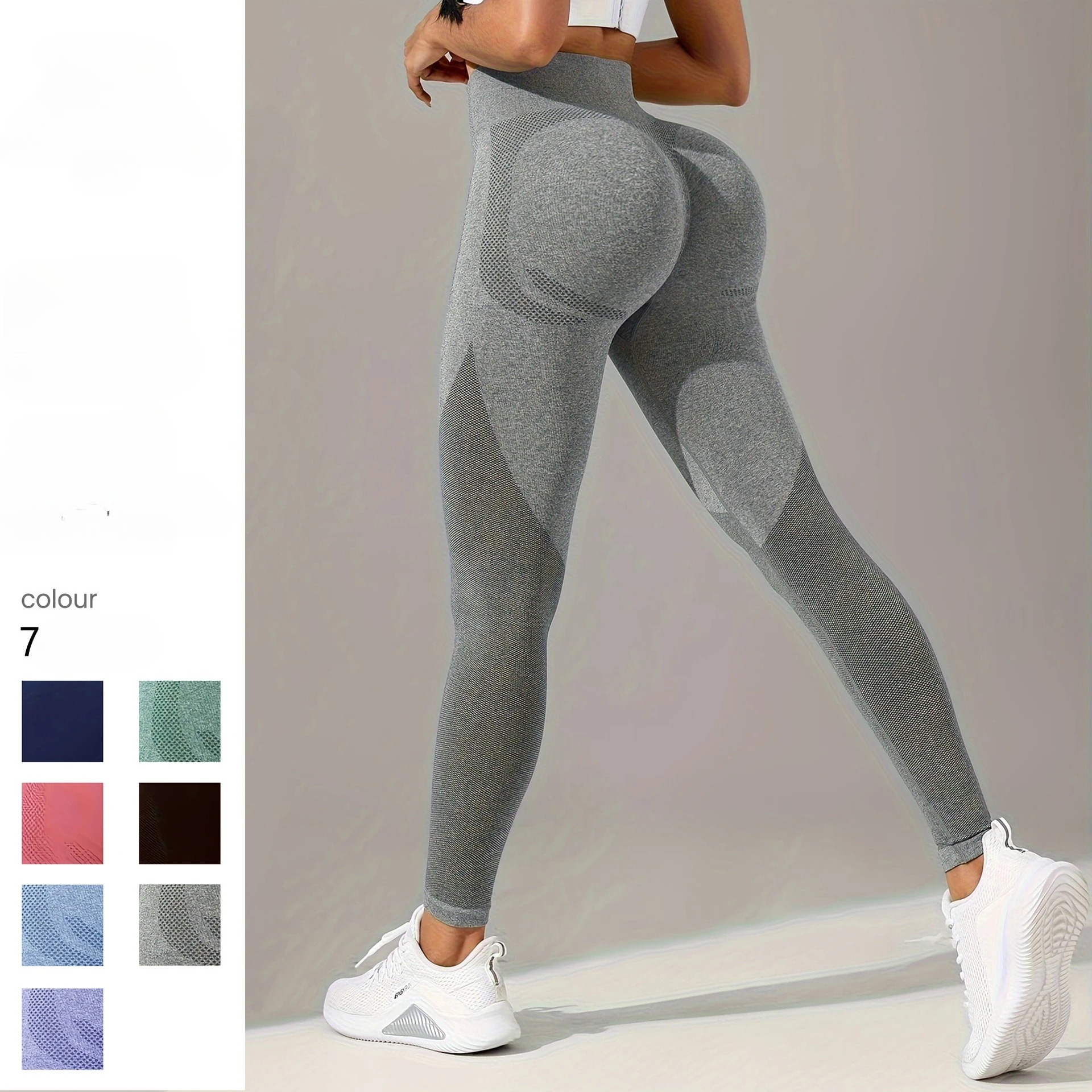 Женские бесшовные штаны для йоги с высокой талией для спортзала, подтягивающие бедра, спортивные штаны на открытом воздухе с узкой талией, потертые брюки с надписью «песок», леггинсы для йоги для упражнений
Женские бесшовные штаны для йоги с высокой талией для спортзала, подтягивающие бедра, спортивные штаны на открытом воздухе с узкой талией, потертые брюки с надписью «песок», леггинсы для йоги для упражнений