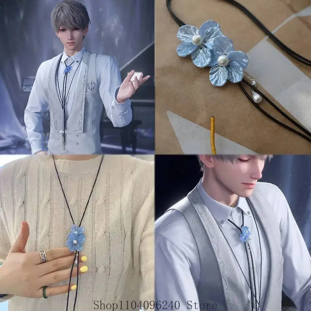 Anime GAME Handmade Love And Deepspace Xavier Anime Blue Flower Tie Cosplay Necklace Pendant Necklaces Jewelry Gifts
Anime GAME Handmade Love And Deepspace Xavier Anime Blue Flower Tie Cosplay Necklace Pendant Necklaces Jewelry Gifts