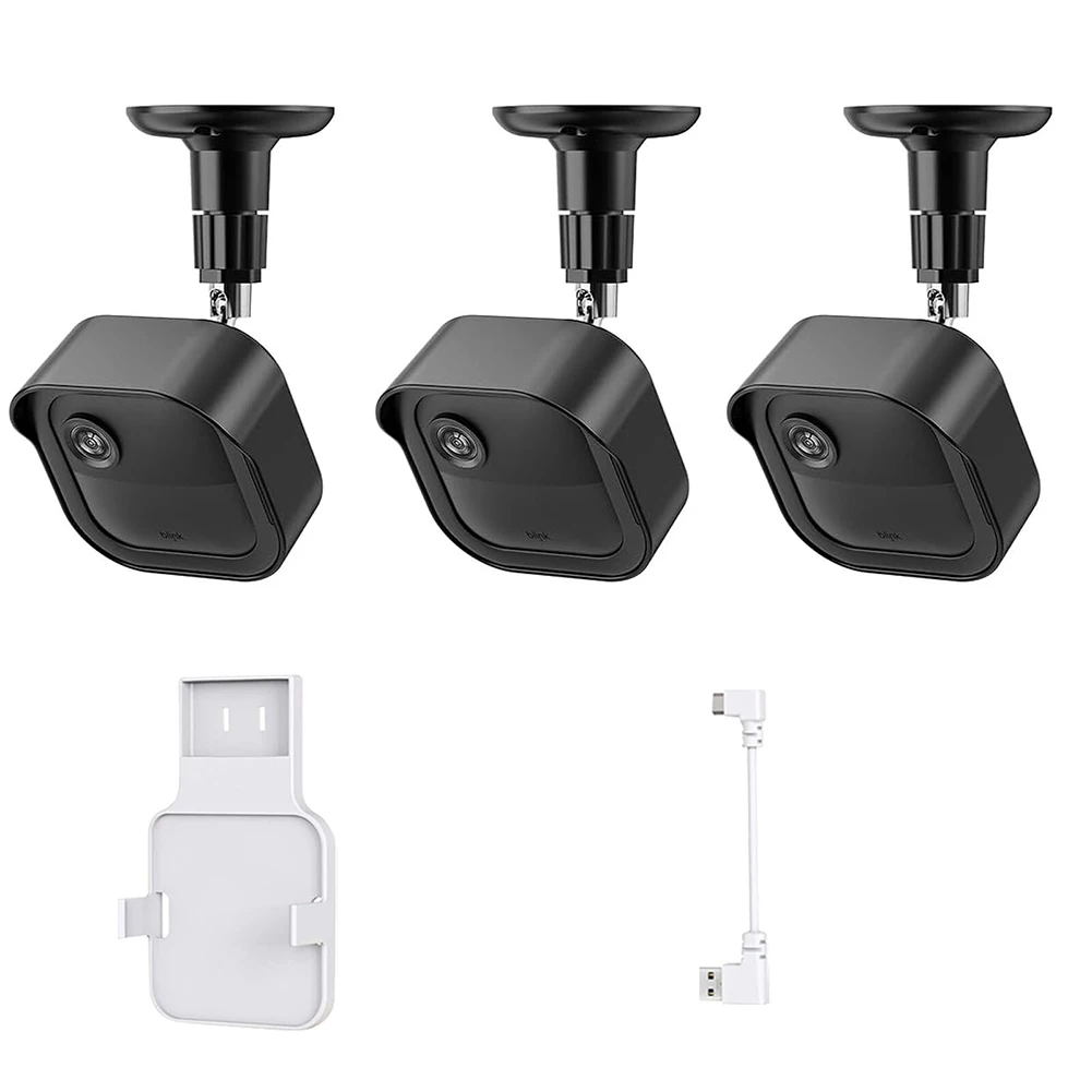 1/3 PCS Wall Mount Cam Mount 360°Adjustable Security Camera Mounting Accessories for Blink Outdoor 4 (4th Gen)
1/3 PCS Wall Mount Cam Mount 360°Adjustable Security Camera Mounting Accessories for Blink Outdoor 4 (4th Gen)