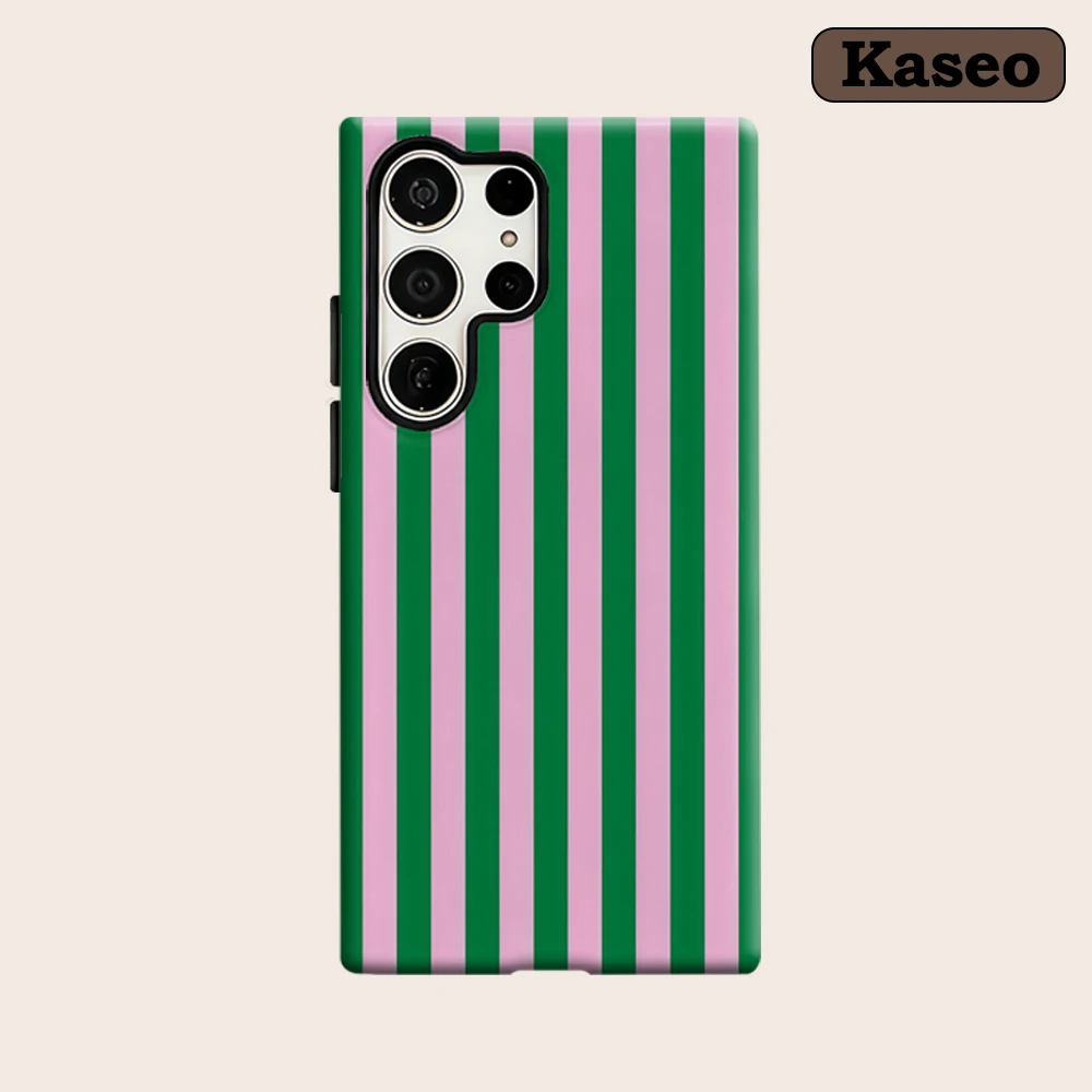 Kaseo Phone Case for Samsung Galaxy S26 S25 Ultra S24 S23 Ultra Plus Shockproof Double Layer Pink & Green Vertical Stripe Cover
Kaseo Phone Case for Samsung Galaxy S26 S25 Ultra S24 S23 Ultra Plus Shockproof Double Layer Pink & Green Vertical Stripe Cover