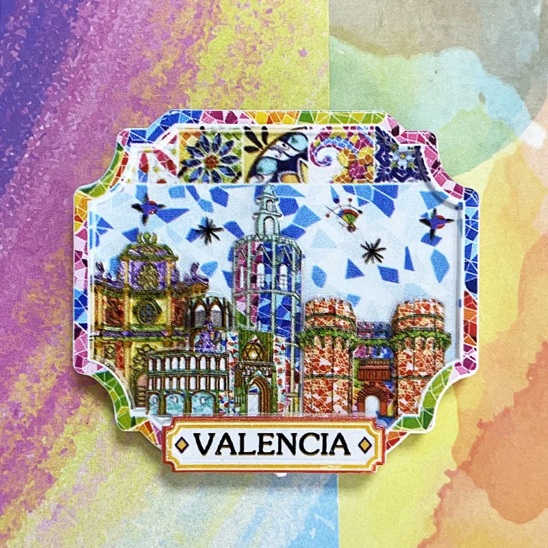 Valencia 3D Resin Fridge Magnet - Spain Cultural Heritage and Historical Landmarks 
Valencia 3D Resin Fridge Magnet - Spain Cultural Heritage and Historical Landmarks