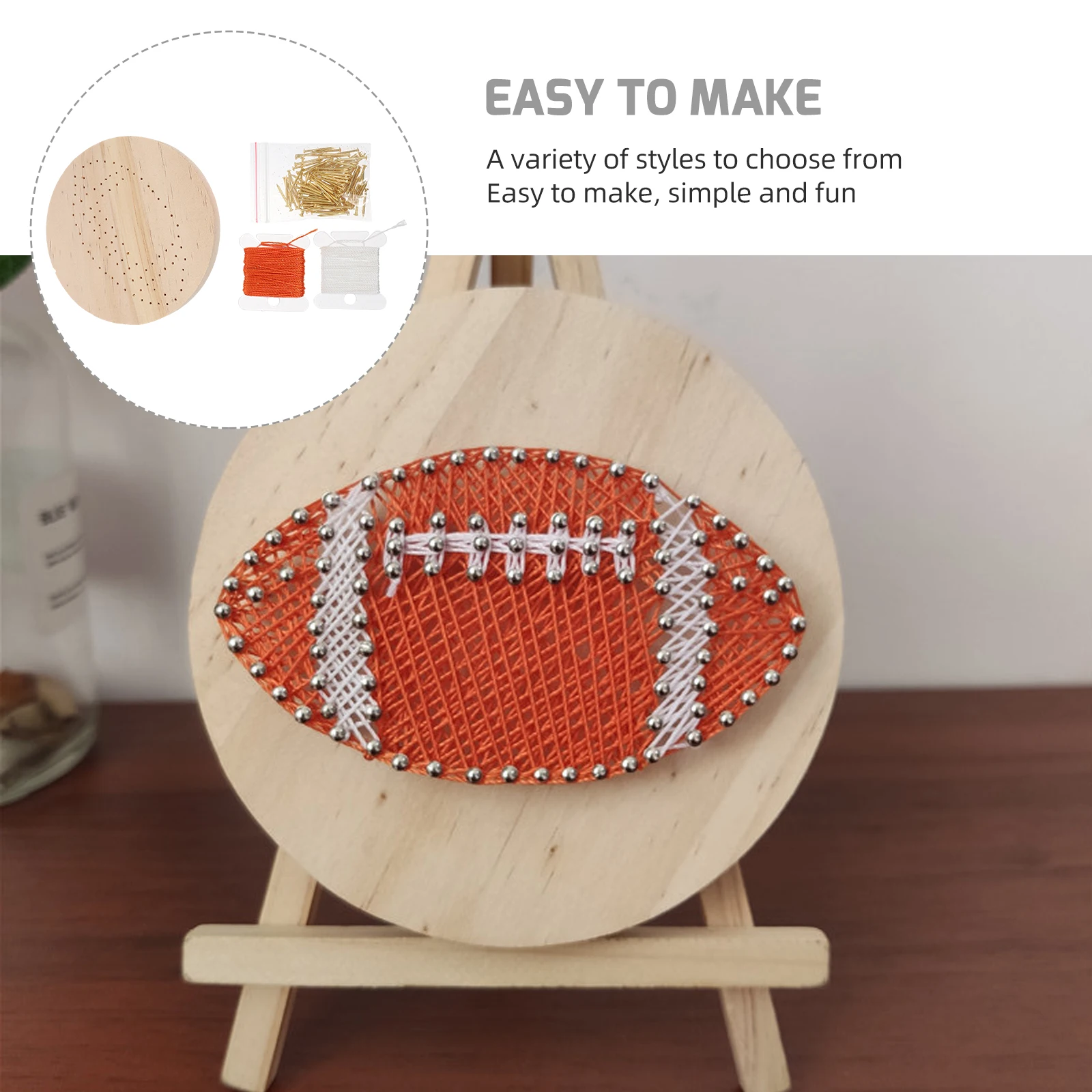 DIY String Art Craft Kit Winding String Drawing Material Winding String Drawing Decor Nail String Painting Adornment
DIY String Art Craft Kit Winding String Drawing Material Winding String Drawing Decor Nail String Painting Adornment