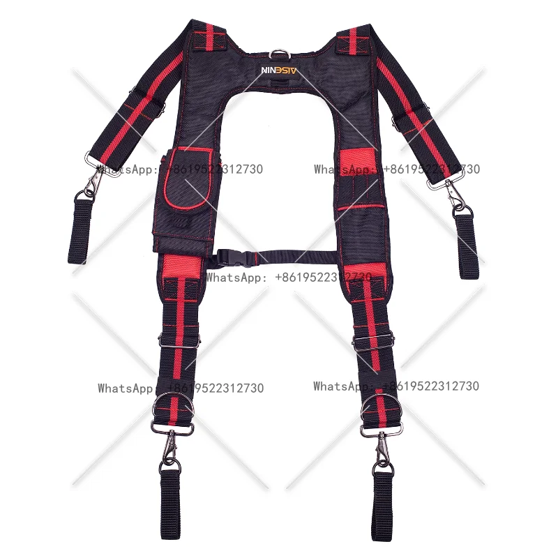 Red H-type Hangable Tool Shoulder Strap Multifunctional Magnet 1680D Tooling Strap for Reducing Load
Red H-type Hangable Tool Shoulder Strap Multifunctional Magnet 1680D Tooling Strap for Reducing Load