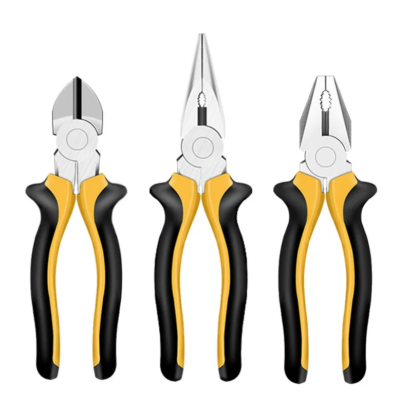 Multifunctional Heavy Duty Alloy Wire Cutters Diagonal Needle Nose Pliers Set multi tool Electrician Wire Pliers diy hand Tools
Multifunctional Heavy Duty Alloy Wire Cutters Diagonal Needle Nose Pliers Set multi tool Electrician Wire Pliers diy hand Tools