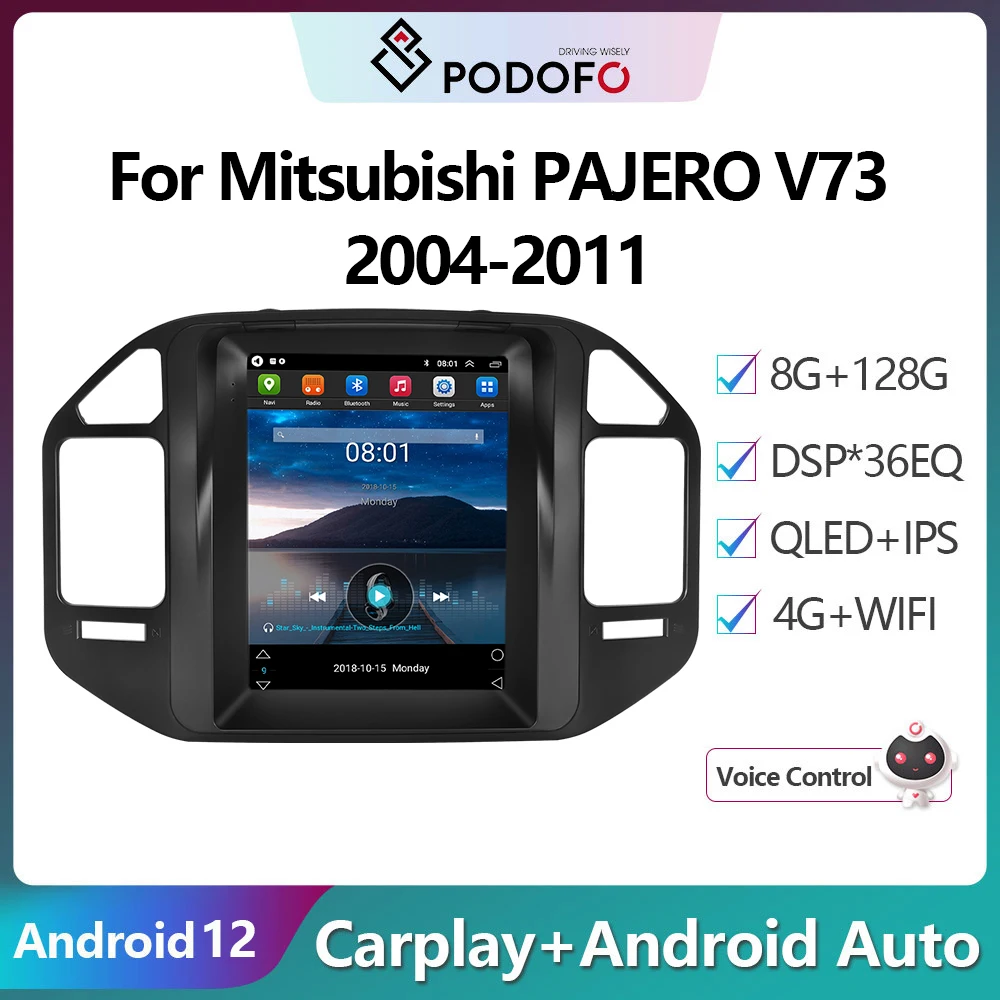 Podofo 2Din Android Car Radio Multimidia Video Player For Mitsubishi PAJERO V73 2004-2011 GPS Navigation Carplay Auto Stereo
Podofo 2Din Android Car Radio Multimidia Video Player For Mitsubishi PAJERO V73 2004-2011 GPS Navigation Carplay Auto Stereo