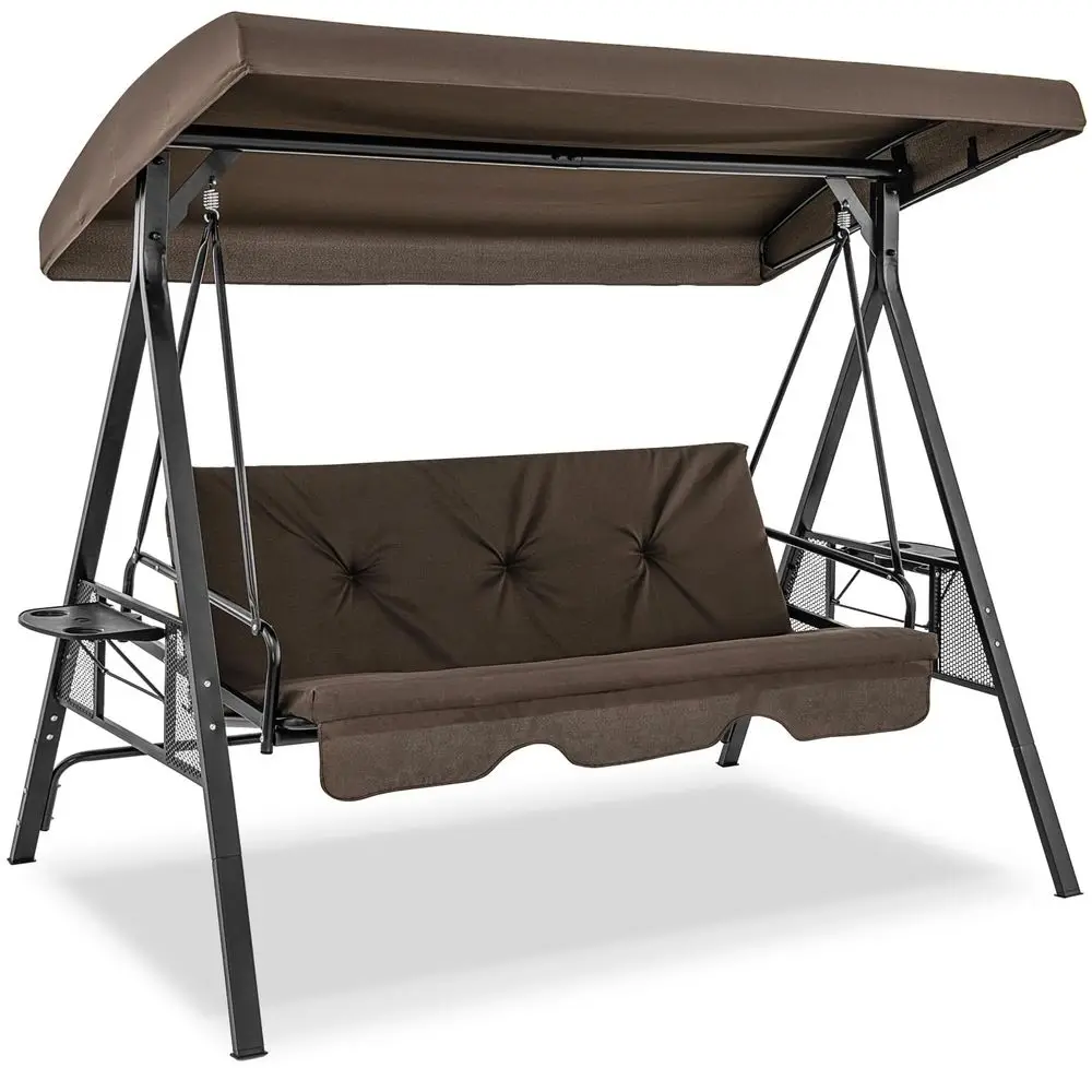 Lumber Wood 5FT Cupholders Porch Swing Amish Craftsmandship Made in USA HDPE with No wood fibers 1000 lbs Limit. Stainless Stee
Lumber Wood 5FT Cupholders Porch Swing Amish Craftsmandship Made in USA HDPE with No wood fibers 1000 lbs Limit. Stainless Stee