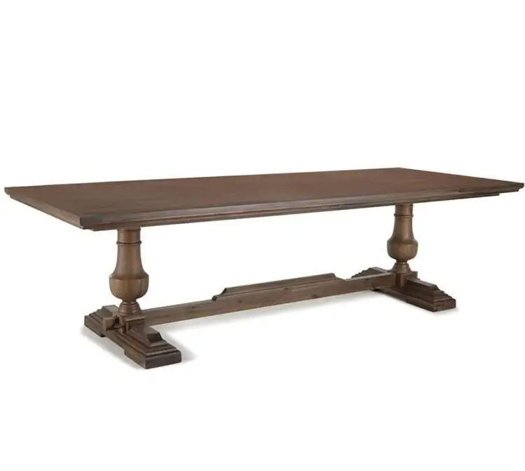 American rural solid wood dining table household light luxury dining table simple European retro office workbench
American rural solid wood dining table household light luxury dining table simple European retro office workbench