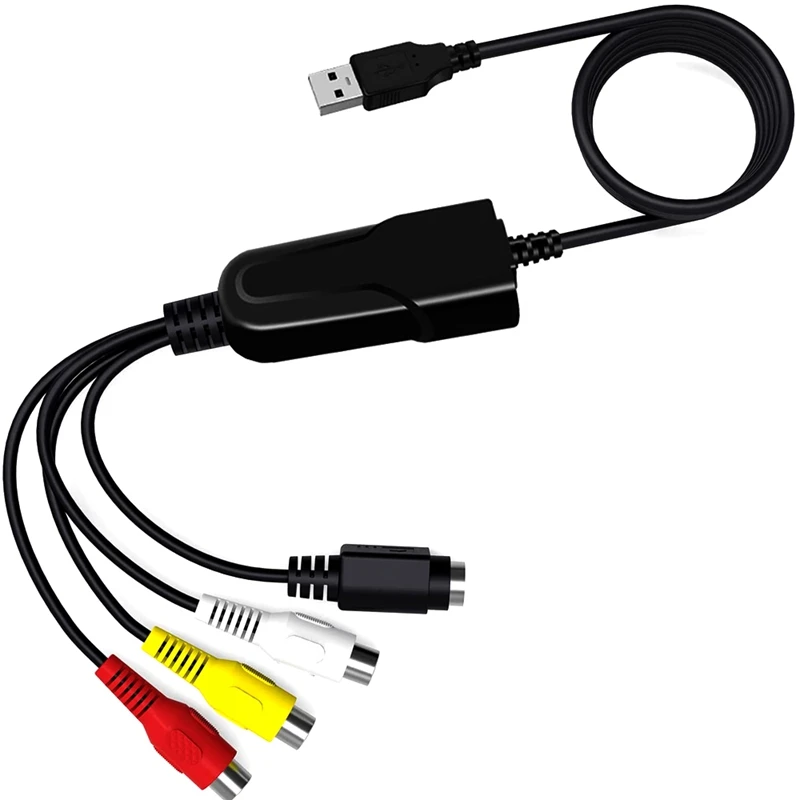 USB 2,0 адаптер для захвата аудио-и видеосъемки VHS в DVD для Windows 10/8/7/XP
USB 2,0 адаптер для захвата аудио-и видеосъемки VHS в DVD для Windows 10/8/7/XP