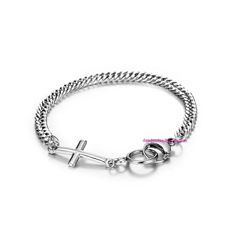 Steel titanium cross Cuban chain couple jewelry trendy men's and women's accessories YL282
Steel titanium cross Cuban chain couple jewelry trendy men's and women's accessories YL282