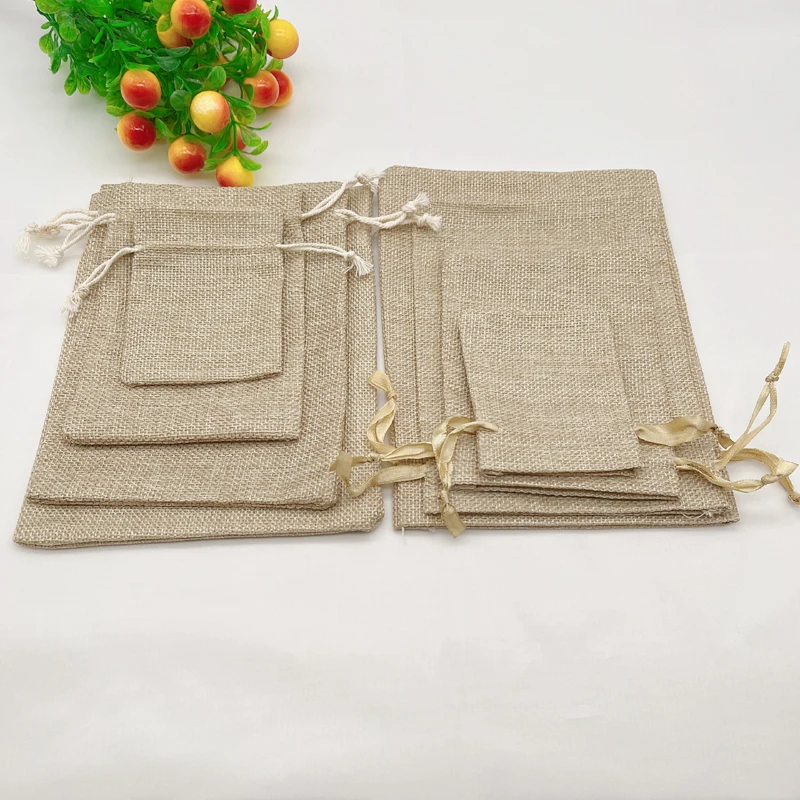 50pcs Jute Bag Linen Jewelry Gift Bags Packaging Pouches Sack Linen Drawstring Jute Gift Pouch Webbing Sachet Bags Storage Bag
50pcs Jute Bag Linen Jewelry Gift Bags Packaging Pouches Sack Linen Drawstring Jute Gift Pouch Webbing Sachet Bags Storage Bag