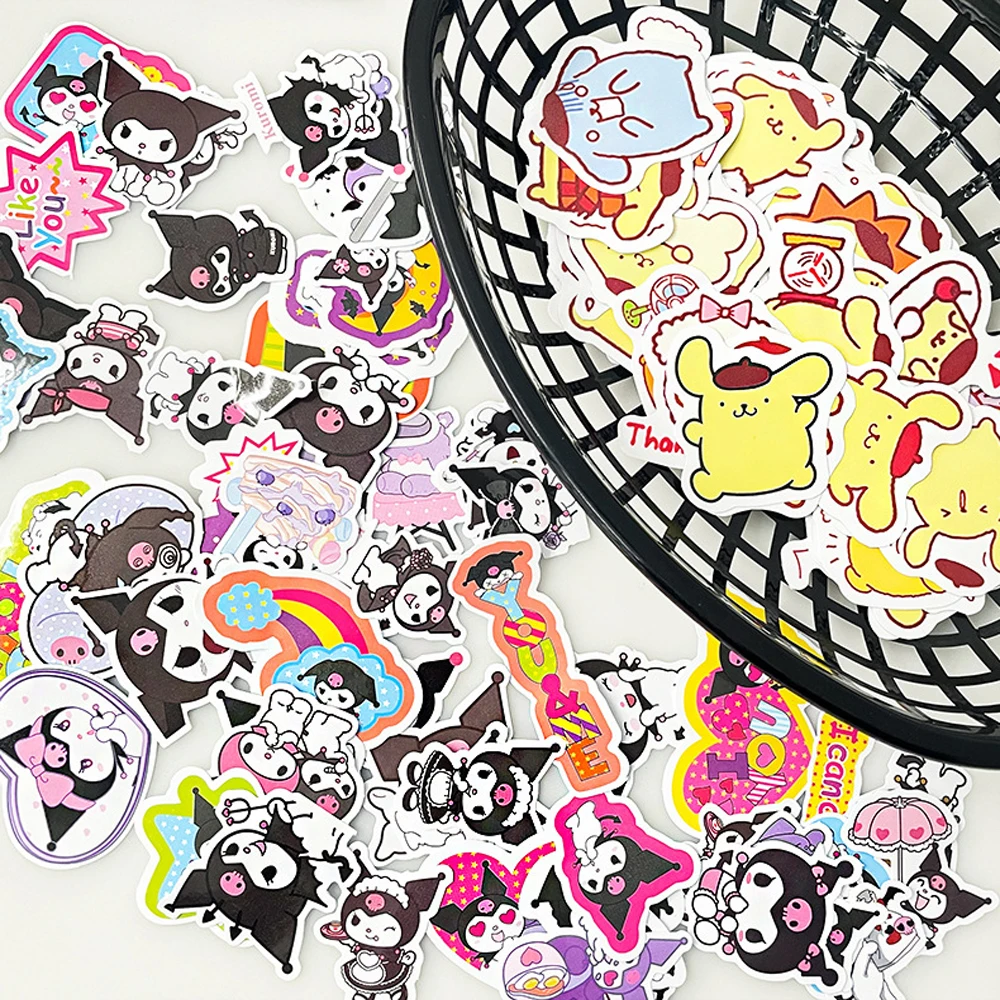 MINISO 60Pcs/Box Anime DIY Stickers Kawaii Sanrio Hello Kitty Kuromi Cinnamoroll Pochacco Stickers Stationery Cute Sticker
MINISO 60Pcs/Box Anime DIY Stickers Kawaii Sanrio Hello Kitty Kuromi Cinnamoroll Pochacco Stickers Stationery Cute Sticker