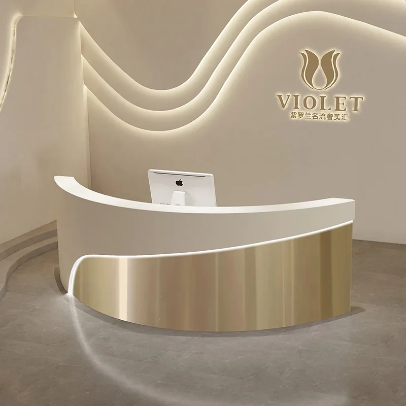 Shop Counter Tables Reception Desk Luxury Lectern White Modern Simple Reception Desk Information Mostrador Cajero Room Furniture
Shop Counter Tables Reception Desk Luxury Lectern White Modern Simple Reception Desk Information Mostrador Cajero Room Furniture