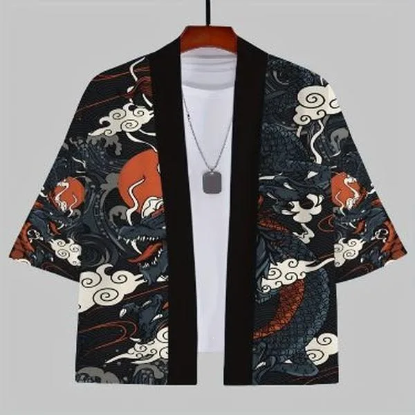 Ukiyoe Style Kimono Robe Men's Ethnic Clothing Hanfu Cross-Border E-commerce Platform Spring 2026 No Brand Registered Trademark
Ukiyoe Style Kimono Robe Men's Ethnic Clothing Hanfu Cross-Border E-commerce Platform Spring 2026 No Brand Registered Trademark