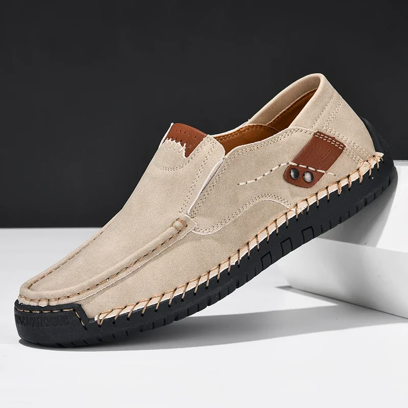 Men Slip On Leather Loafers Flats Hot Sale Moccasins Tooling Shoes Man New Handmade Leather Shoe Casual Comfortable
Men Slip On Leather Loafers Flats Hot Sale Moccasins Tooling Shoes Man New Handmade Leather Shoe Casual Comfortable