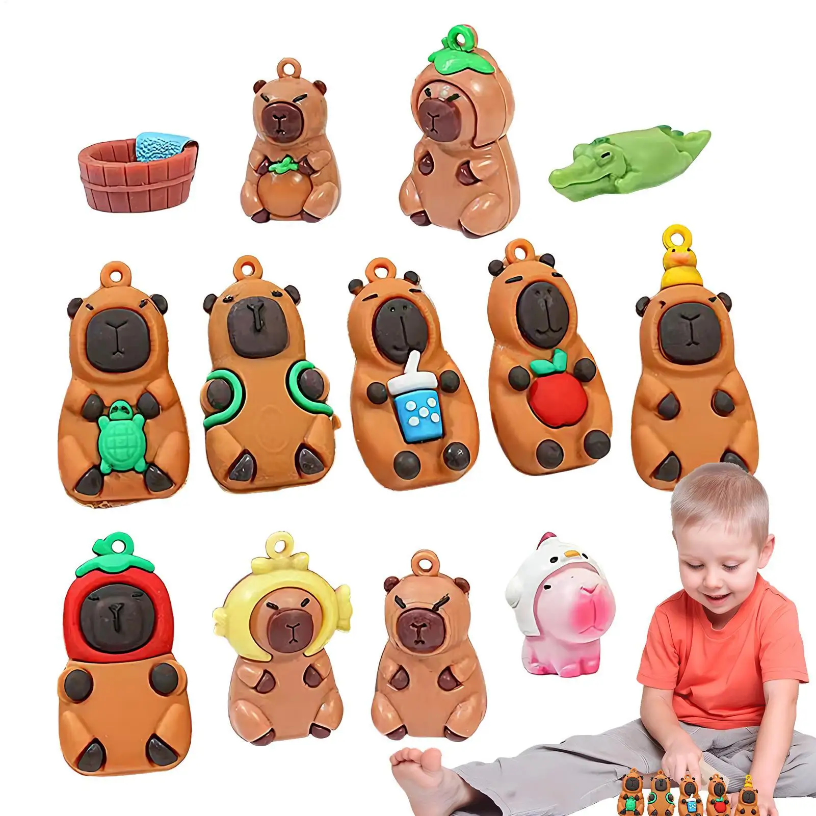 Miniature Capybara Figurines Garden Miniature Landscape Capybara Figurines 12 Pieces Collectible Toys Ornaments Garden Landscape
Miniature Capybara Figurines Garden Miniature Landscape Capybara Figurines 12 Pieces Collectible Toys Ornaments Garden Landscape