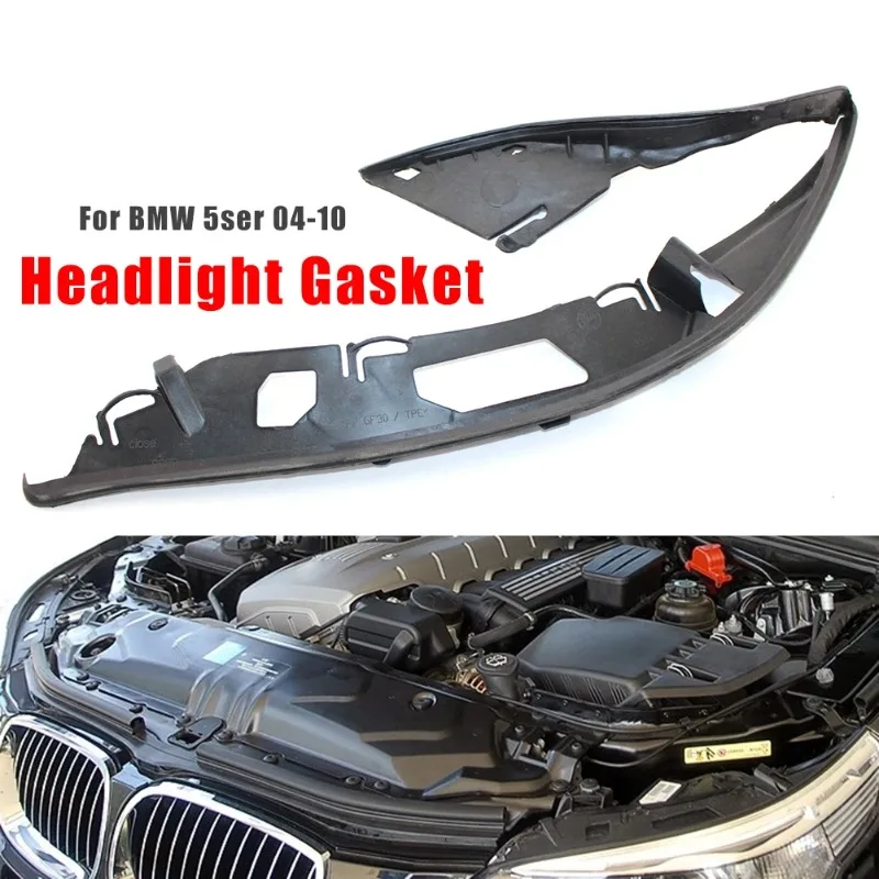 For Headlight Lens Seal Gasket for BMW E60 E61 2004-2010 m5 63126934511 63126934512 Car Headlight Lens Shell Cover
For Headlight Lens Seal Gasket for BMW E60 E61 2004-2010 m5 63126934511 63126934512 Car Headlight Lens Shell Cover