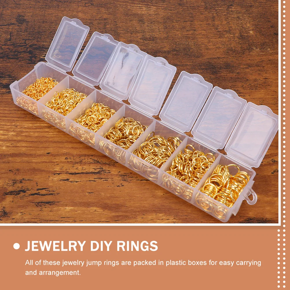 3000pcs Jewelry Jump Rings Durable Open Rings For Diy Pendant Making Necklace Clasp Supplies Set With Plastic Box
3000pcs Jewelry Jump Rings Durable Open Rings For Diy Pendant Making Necklace Clasp Supplies Set With Plastic Box