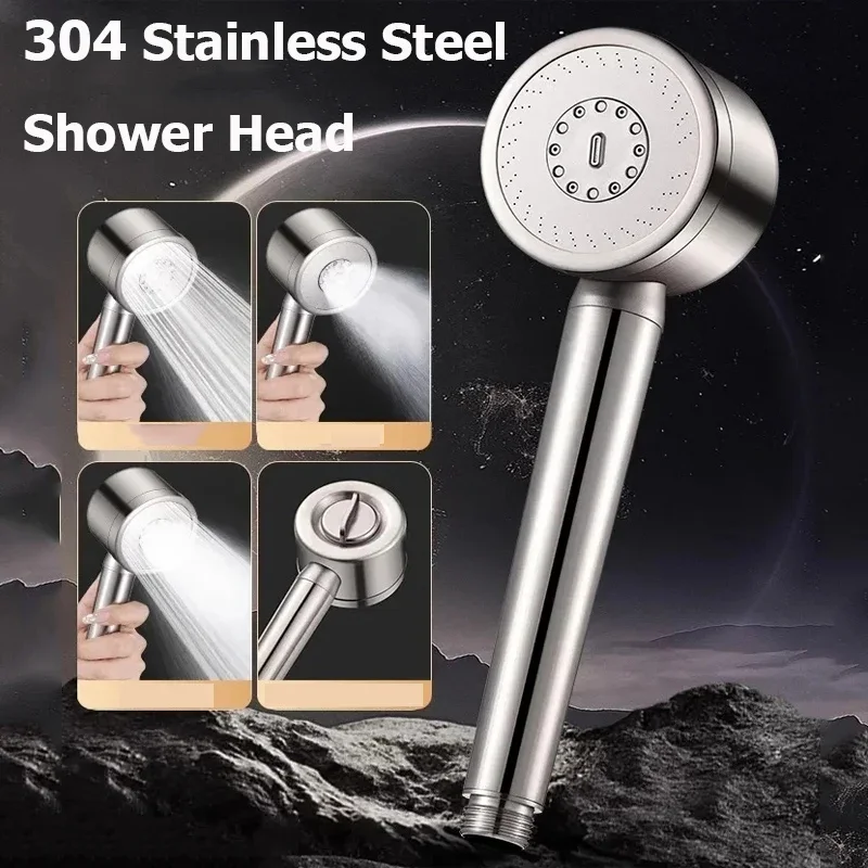 Upgraded 304 Stainless Steel Shower Head 3 Modes Adjustable High Pressure Sprayer Anti-Fall Shower Head Bathroom Accessories
Upgraded 304 Stainless Steel Shower Head 3 Modes Adjustable High Pressure Sprayer Anti-Fall Shower Head Bathroom Accessories