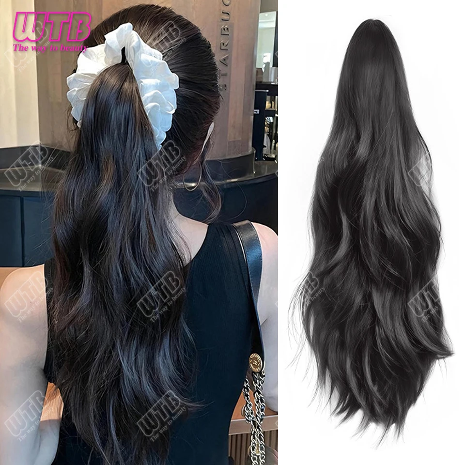 Синтетический длинный вьющийся хвост, захватывающий зажим, хвост, накладная коса, женский высокий хвост, волнистые завитки, накладной хвост, пушистые вьющиеся волосы
Синтетический длинный вьющийся хвост, захватывающий зажим, хвост, накладная коса, женский высокий хвост, волнистые завитки, накладной хвост, пушистые вьющиеся волосы