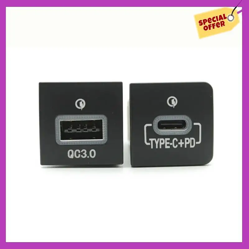 HFIL-Car USB Charger Quick Charge QC3.0 Phone Charging Adapter Outlet Button For Golf 6 MK6 Jetta 5 Scirocco 2006-2012
HFIL-Car USB Charger Quick Charge QC3.0 Phone Charging Adapter Outlet Button For Golf 6 MK6 Jetta 5 Scirocco 2006-2012