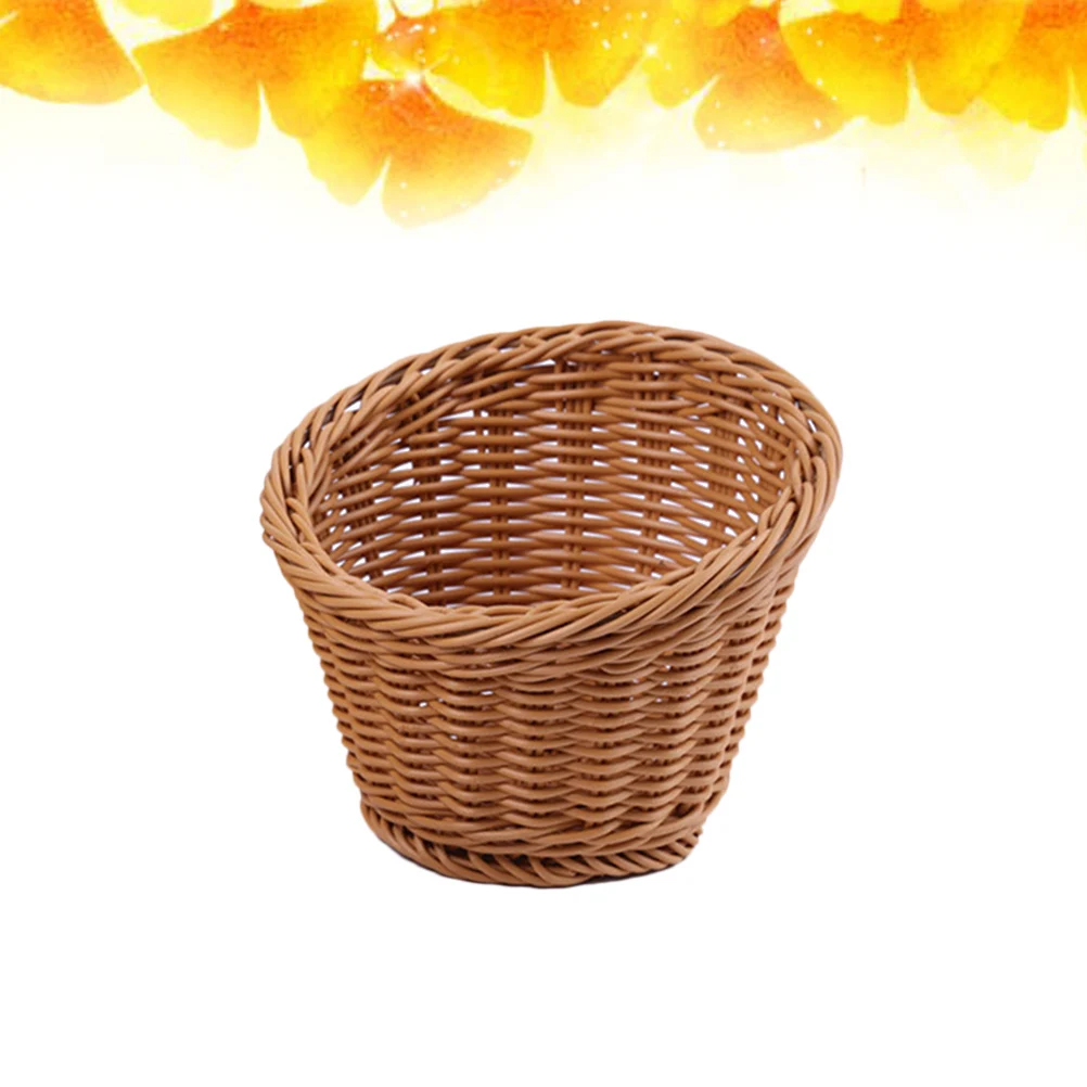 Simulated Rattan Basket Plastic Storage Vegetable Fruit Container for Home Party Wedding Picnic Creative Design
Simulated Rattan Basket Plastic Storage Vegetable Fruit Container for Home Party Wedding Picnic Creative Design