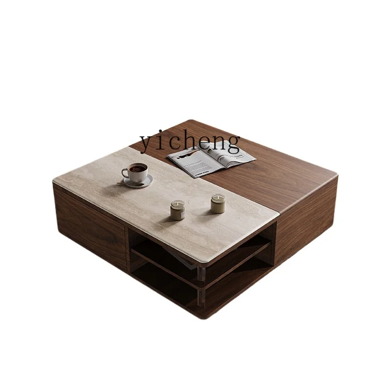 ZC square living room coffee table household solid wood cave stone pattern new modern simple can be lifted antique tea table
ZC square living room coffee table household solid wood cave stone pattern new modern simple can be lifted antique tea table