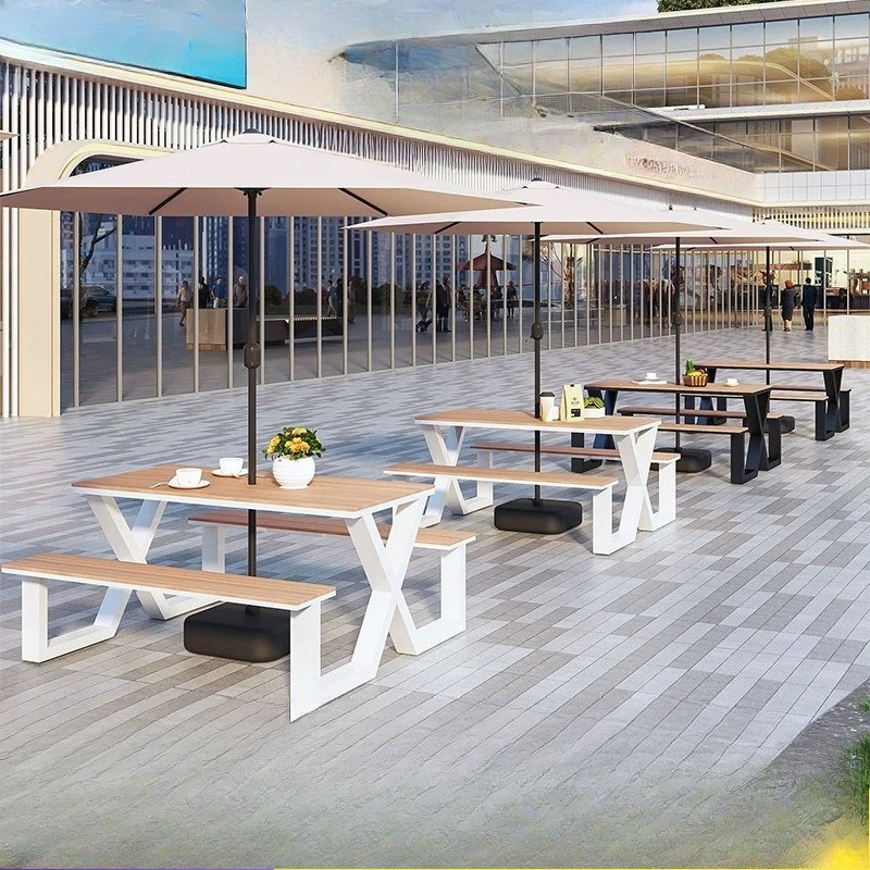 Outdoor Bench Park Chair Dining Hall Restaurant One-piece Table and Chair Plastic Wood Aluminum Alloy Garden Bench Waiting Rest
Outdoor Bench Park Chair Dining Hall Restaurant One-piece Table and Chair Plastic Wood Aluminum Alloy Garden Bench Waiting Rest