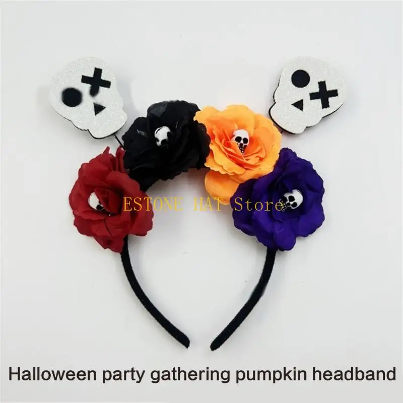 49MF Хэллоуин костюм повязка на голову страшный цветок тыква обруч для волос детский праздничный головной убор семейный сбор для
49MF Хэллоуин костюм повязка на голову страшный цветок тыква обруч для волос детский праздничный головной убор семейный сбор для