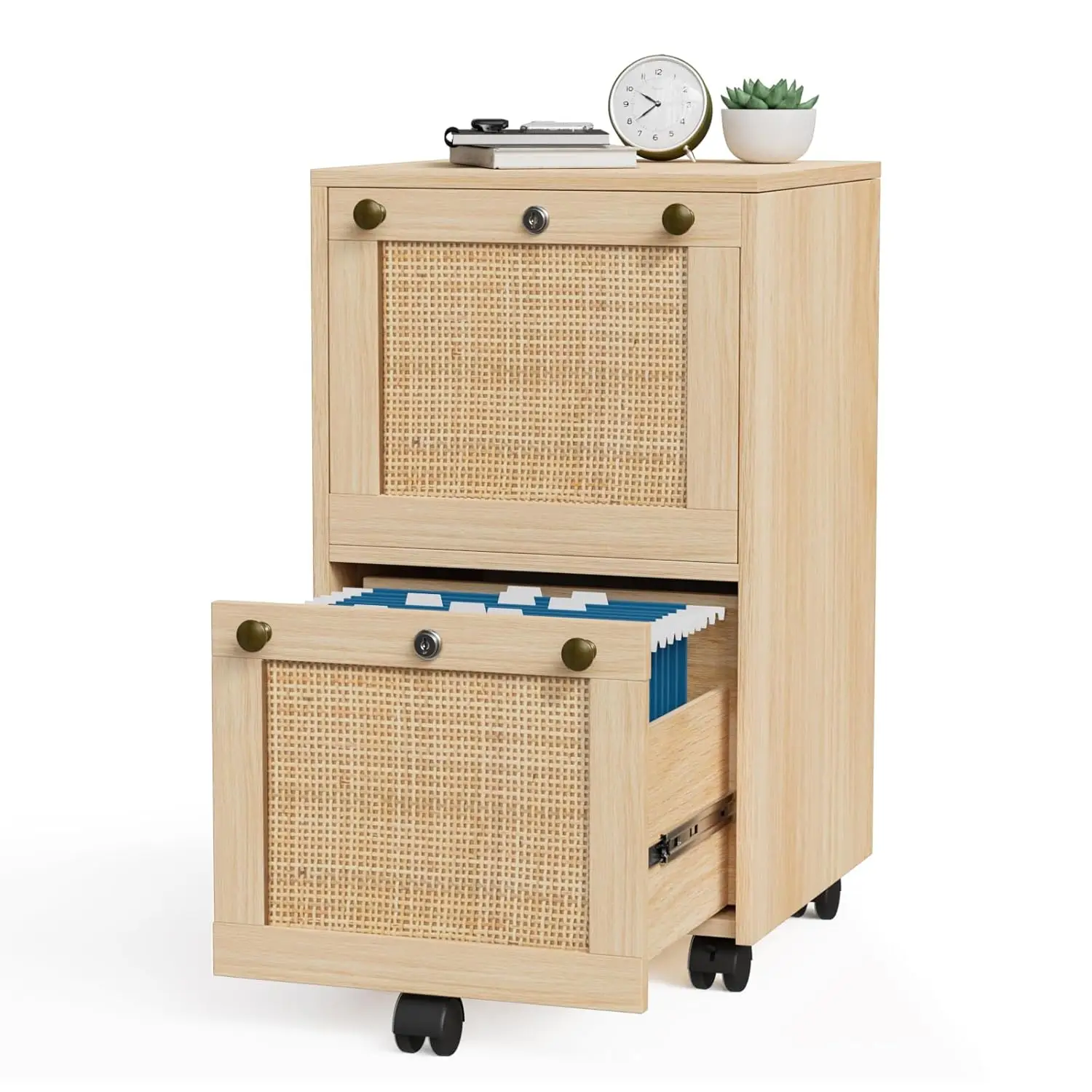 2 Drawer File Cabinet With Lock, Rolling File Cabinets For Home Office, Small Printer Stand, Wood Rattan Oak File, Customized
2 Drawer File Cabinet With Lock, Rolling File Cabinets For Home Office, Small Printer Stand, Wood Rattan Oak File, Customized