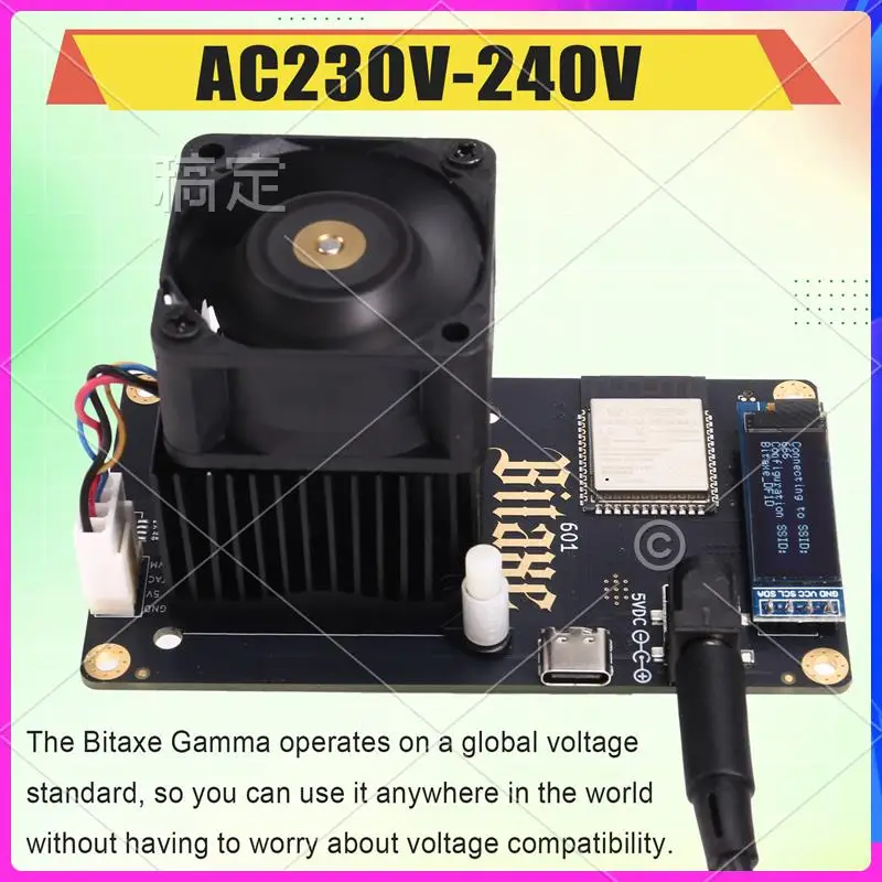 AP-Bitaxe Gamma 601 Solo Miner 1,2TH/S BM1370 Asic Chip 18 Вт от Antminer S21 Pro Bitcoin BTC Miner AU Plug
AP-Bitaxe Gamma 601 Solo Miner 1,2TH/S BM1370 Asic Chip 18 Вт от Antminer S21 Pro Bitcoin BTC Miner AU Plug