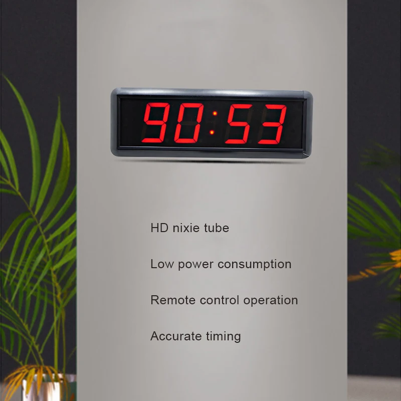 LED Digital Display Single-Sided Countdown Stopwatch Competition Timer for Training Speech Timing Dedicated for Secret Rooms
LED Digital Display Single-Sided Countdown Stopwatch Competition Timer for Training Speech Timing Dedicated for Secret Rooms