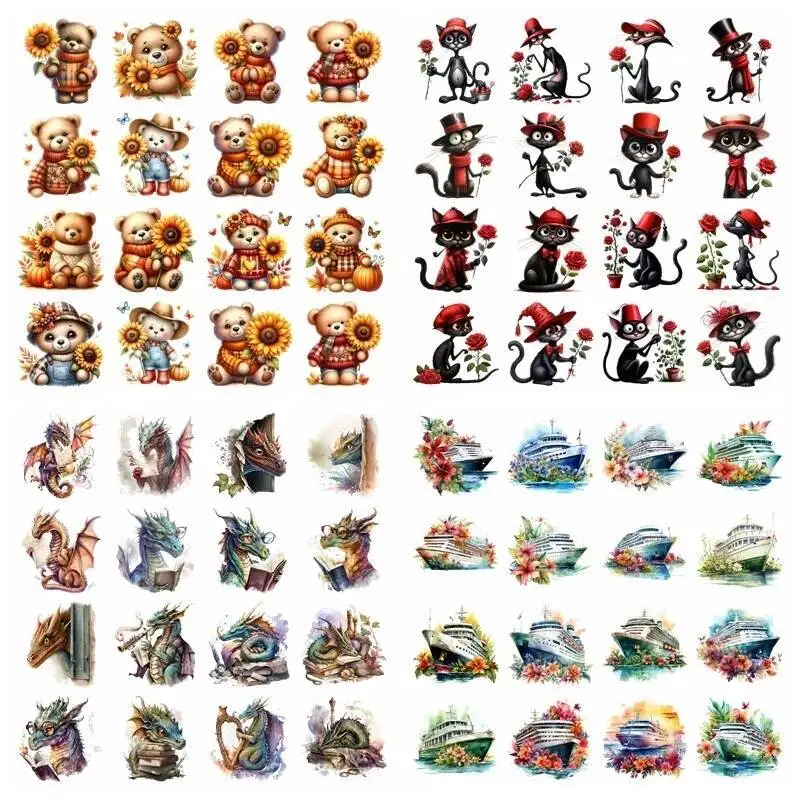 14CM Little Bear Yacht Dragon heat transfer iron on printing vinyl stickers T-shirt stickers DIY Toy doll clothing decoration
14CM Little Bear Yacht Dragon heat transfer iron on printing vinyl stickers T-shirt stickers DIY Toy doll clothing decoration