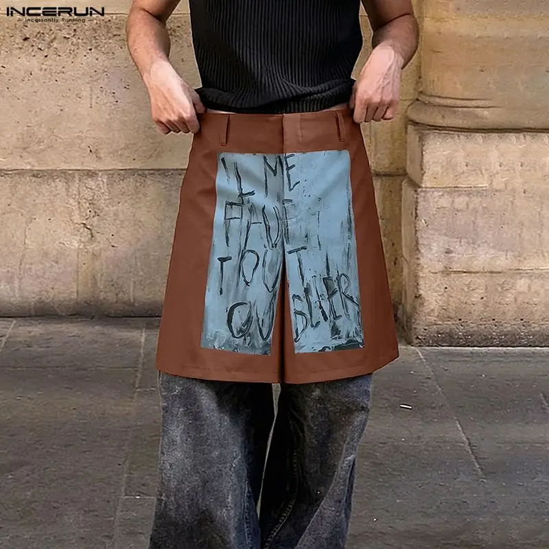 INCERUN Men's Skirts Printing Split Button Loose Casual Men Bottoms Streetwear Personality 2026 Fashion Leisure Skirts For Man
INCERUN Men's Skirts Printing Split Button Loose Casual Men Bottoms Streetwear Personality 2026 Fashion Leisure Skirts For Man