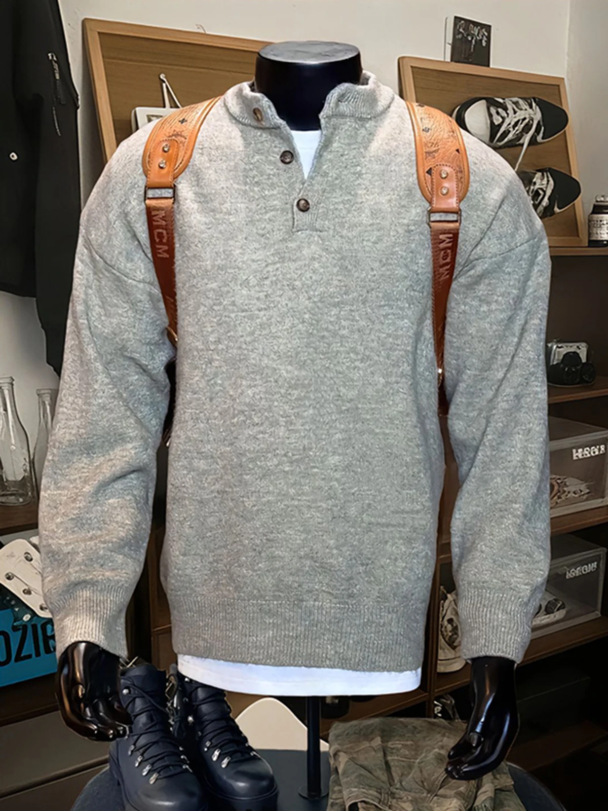 ay Henry Collar Knitted Sweater Men's Lazy Sle American Retro Cleanfit Outerwear Polyester Fiber Long Sve Spring Autumn
ay Henry Collar Knitted Sweater Men's Lazy Sle American Retro Cleanfit Outerwear Polyester Fiber Long Sve Spring Autumn