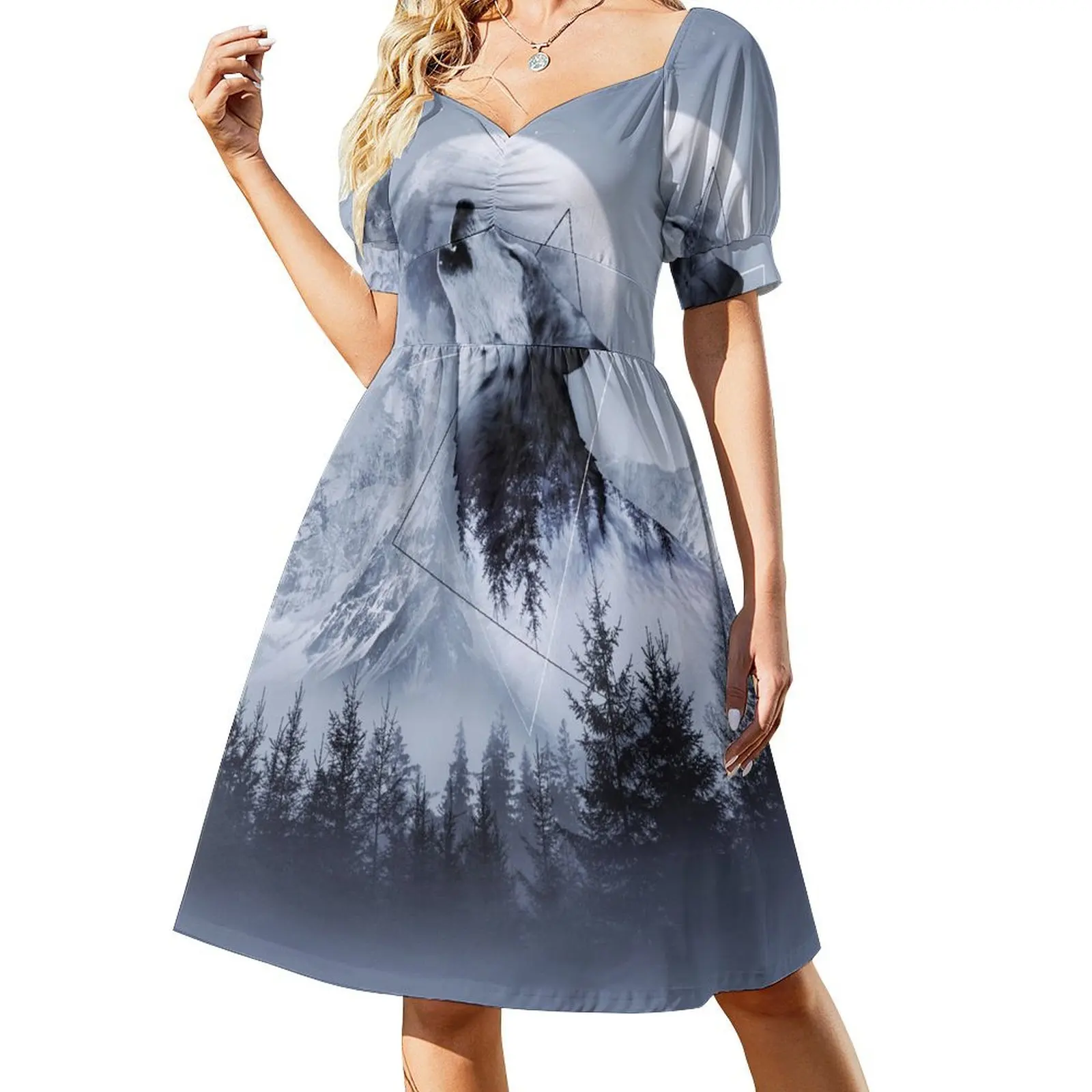 Howl with the Wolf Short Sleeved Dress Women's summer skirt prom dresses 2025 Dress
Howl with the Wolf Short Sleeved Dress Women's summer skirt prom dresses 2025 Dress
