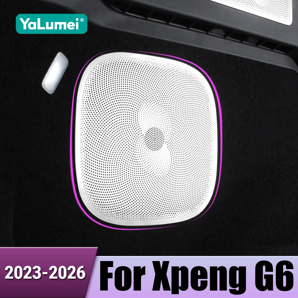 For Xpeng G6 2023 2024 2025 2026 Car Rear Trunk Speaker Protection Cover Stainless Steel Subwoofer Horn Trim Sticker Accessories
For Xpeng G6 2023 2024 2025 2026 Car Rear Trunk Speaker Protection Cover Stainless Steel Subwoofer Horn Trim Sticker Accessories