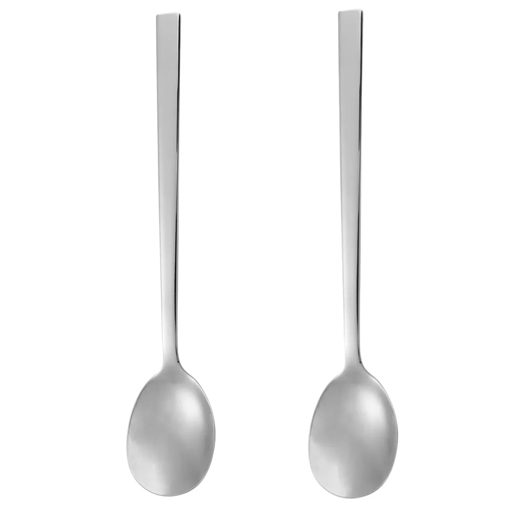 2pcs Stainless Long Handle Spoon for Ice Cream Coffee Tea Stirring Kitchen Bar Coffee Spoon Utensils
2pcs Stainless Long Handle Spoon for Ice Cream Coffee Tea Stirring Kitchen Bar Coffee Spoon Utensils