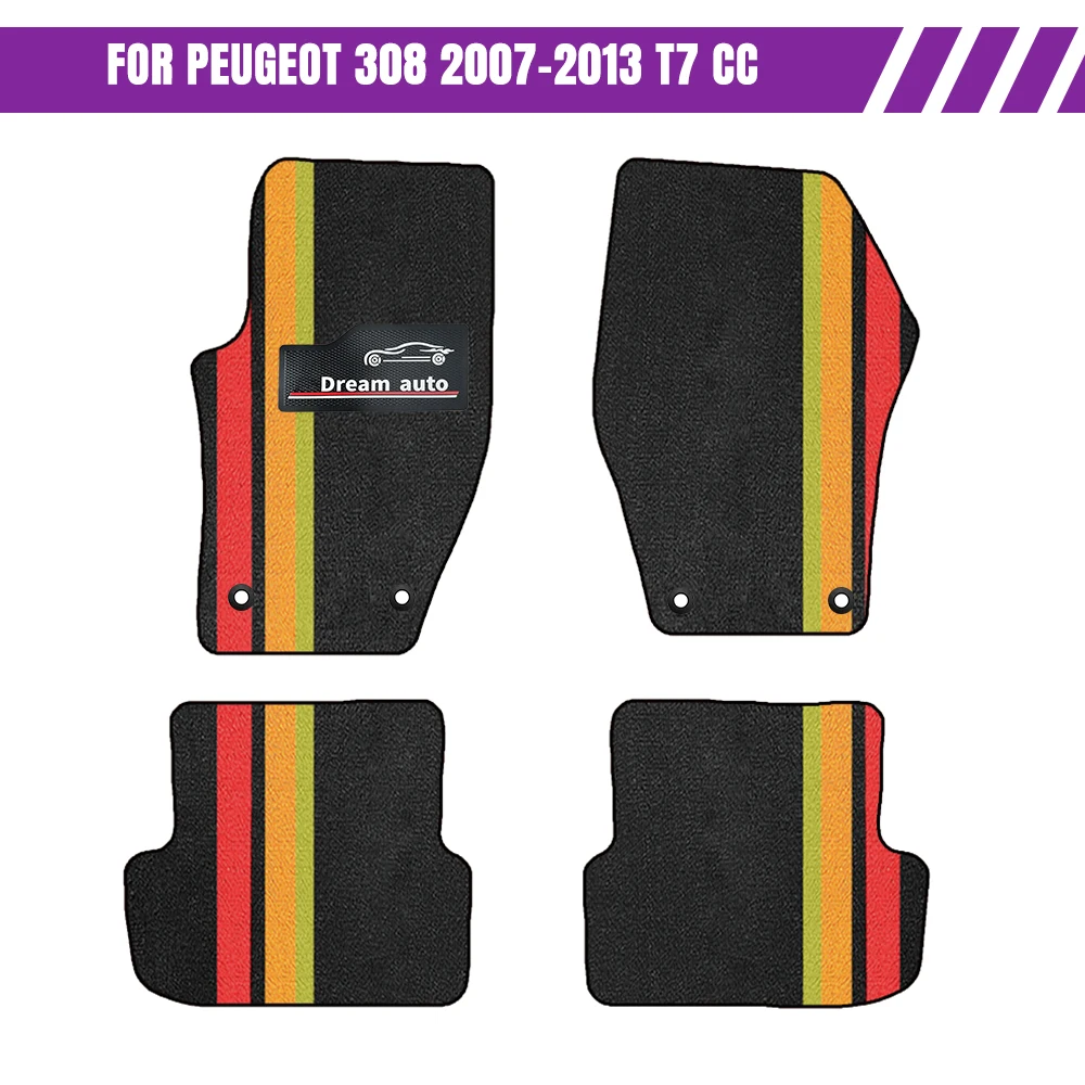 Custom Car Floor Mats For Peugeot 308 2007-2013 T7 CC Waterproof Auto Carpets Foot Coche Accessorie
Custom Car Floor Mats For Peugeot 308 2007-2013 T7 CC Waterproof Auto Carpets Foot Coche Accessorie