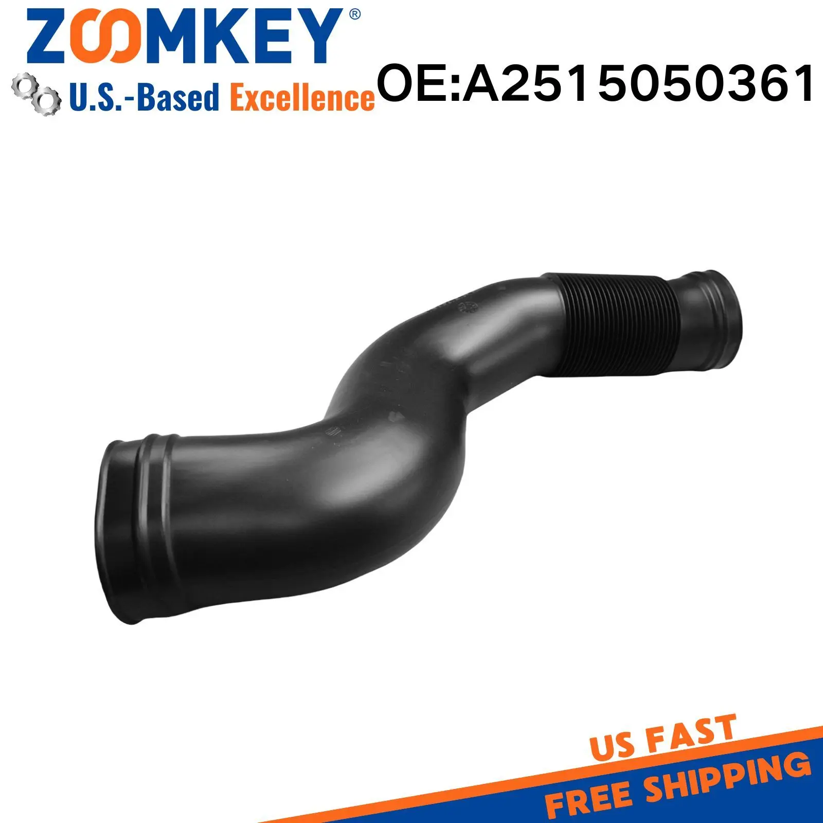 ZOOMKEY Engine Air Intake Duct Hose Fit For Mercedes-Benz R-Class V251 1 Pc #5 2515050361
ZOOMKEY Engine Air Intake Duct Hose Fit For Mercedes-Benz R-Class V251 1 Pc #5 2515050361
