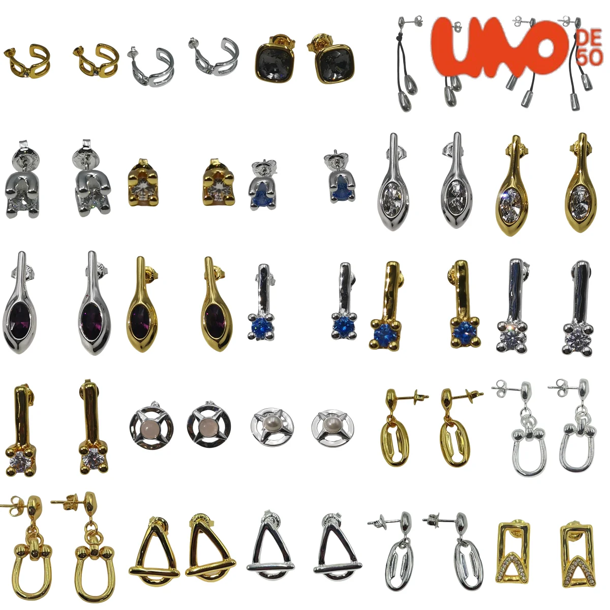 2025 new Spanish original UNODE50 jewelry bright zircon earrings niche high-end girl wedding accessories high-quality gift
2025 new Spanish original UNODE50 jewelry bright zircon earrings niche high-end girl wedding accessories high-quality gift