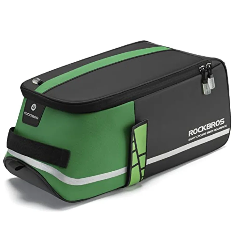 Bike Rear Rack Bag Bike Trunk Bag Reflective Bicycle Rear Seat Saddle Bag Cycling Luggage Panniers with Shoulder Straps Green R
Bike Rear Rack Bag Bike Trunk Bag Reflective Bicycle Rear Seat Saddle Bag Cycling Luggage Panniers with Shoulder Straps Green R