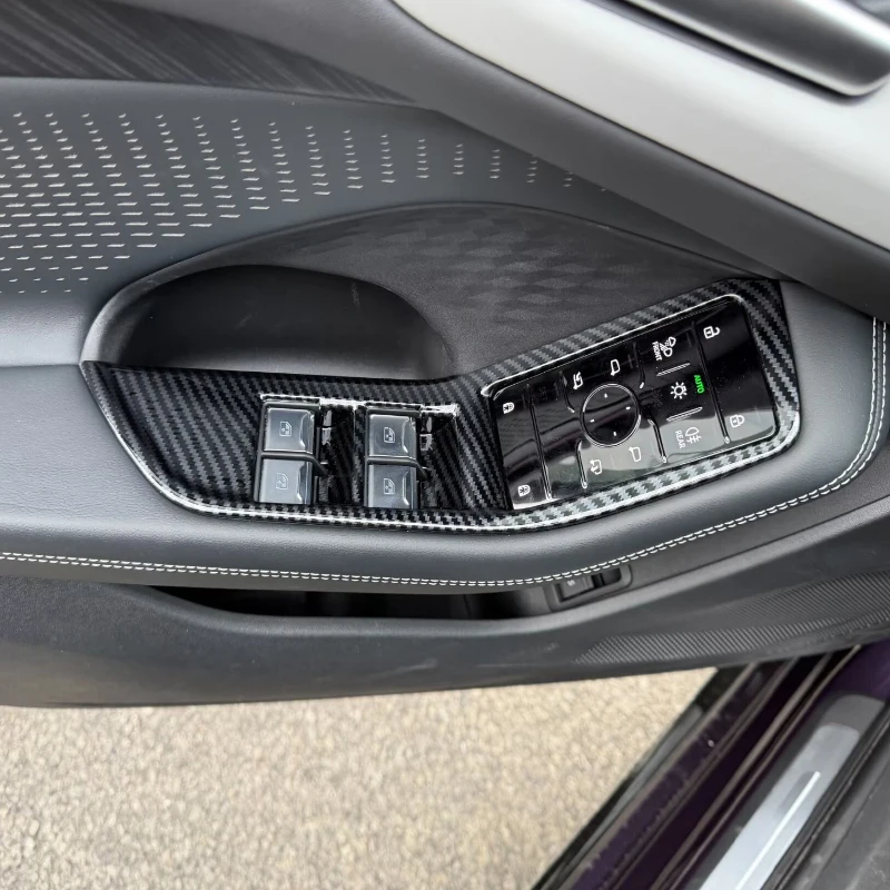 LHD For Audi A5L B10 2025 2026 sedan ABS Carbonfiber side Door Armrest Window Rise Switch Botton Lift Control Panel Accessories
LHD For Audi A5L B10 2025 2026 sedan ABS Carbonfiber side Door Armrest Window Rise Switch Botton Lift Control Panel Accessories