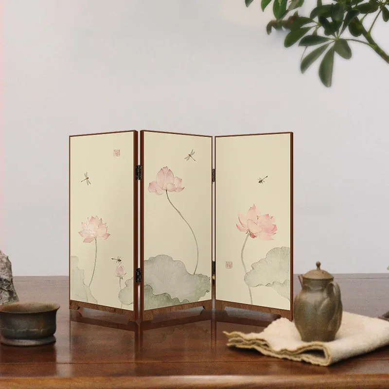 Modern Zen Lotus Miniatures Divider Elegant Tabletop Decor Screen for Sideboard Decoration Crafts Artistic Partition Display
Modern Zen Lotus Miniatures Divider Elegant Tabletop Decor Screen for Sideboard Decoration Crafts Artistic Partition Display