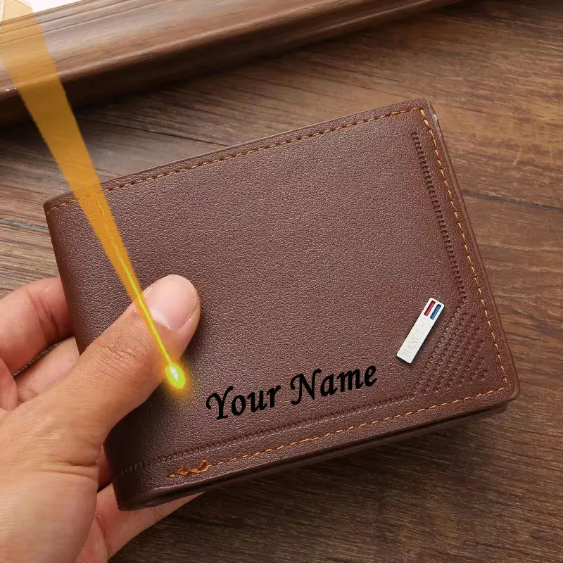 Engrave Custom Name Men's Short Frosted Leather Wallet Multi-Slot Coin Pocket Holder Men's Wallet Birthday Gift Anniversary Day
Engrave Custom Name Men's Short Frosted Leather Wallet Multi-Slot Coin Pocket Holder Men's Wallet Birthday Gift Anniversary Day