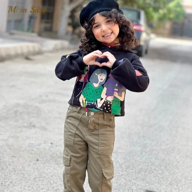 Family Matching Fashion Baby Girl Boy Cartoon Print Sweatshirt Child Mom Loose Casual Hoodie Spring Autumn Baby Clothes 3-14Y
Family Matching Fashion Baby Girl Boy Cartoon Print Sweatshirt Child Mom Loose Casual Hoodie Spring Autumn Baby Clothes 3-14Y